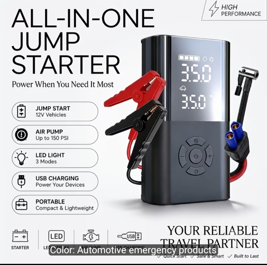 Portable Car Battery Jump Starter,